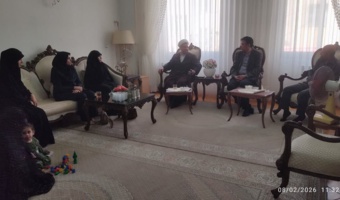 تجلیل از خانواده شهید مدافع امنیت در طالقان