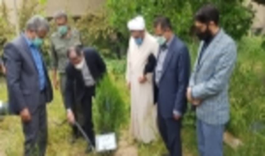 غرس نهال در استان البرز به یاد شهدای محیط بان و جنگلبان