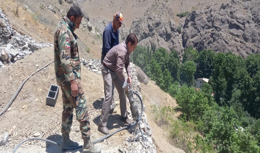 رفع تصرف  هزار متر مربع از اراضی ملی پلاک پورکان شهرستان کرج