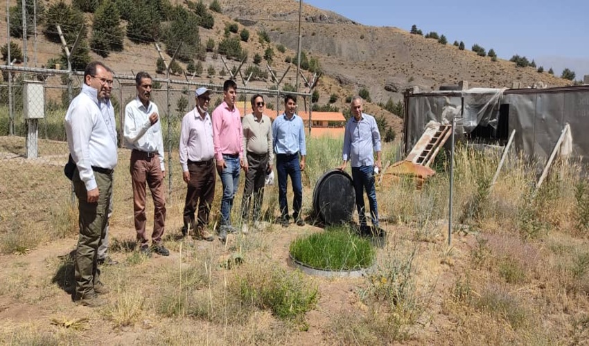 بازدید از دستگاه لایسیمتر و پروژه های آبخیزداری حوزه زوجی زیدشت طالقان