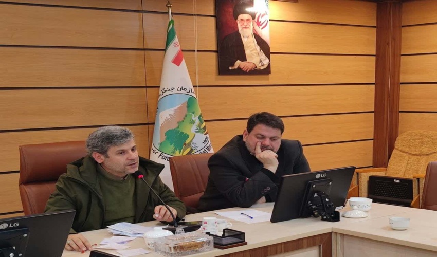 حضور رییس و کارشناسان اداره منابع طبیعی و آبخیزداری شهرستان طالقان در دادگستری شهرستان جهت تقدیر از زحمات دستگاه قضایی