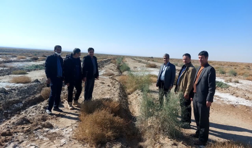 دیدار با کارکنان و بازدید از عملیات اجرایی پروژه اداره منابع طبیعی شهرستان نظرآباد