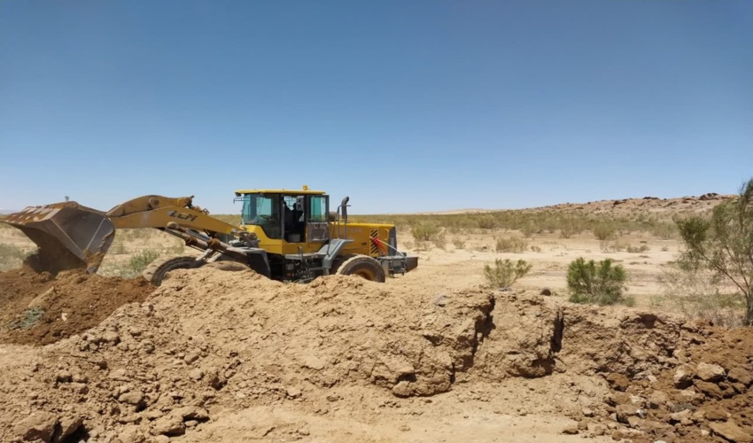 ایجاد کانال حفاظتی درشهرستان اشتهارد به منظور حفاظت از عرصه های ملی و تاغزارها