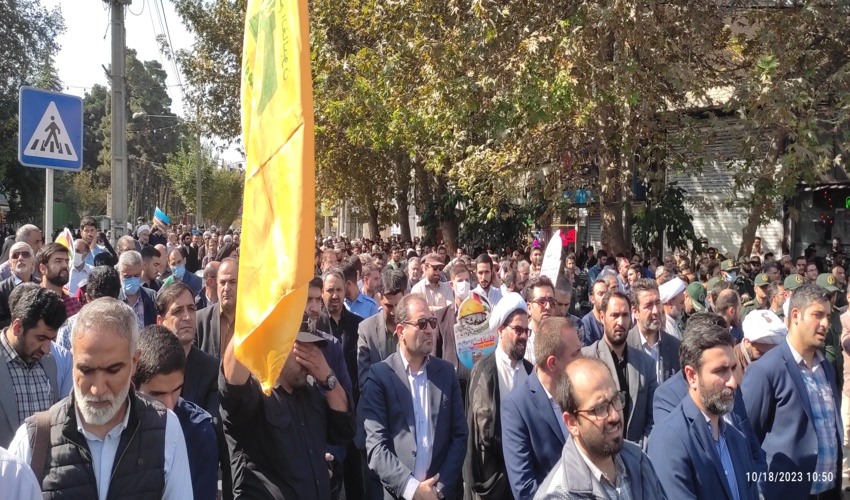 پیام مشترک مدیرکل و مسئول حوزه نمایندگی ولی فقیه منابع طبیعی و آبخیزداری استان البرز در محکومیت جنایت بیمارستان المعمدانی غزه توسط صهیونیستها