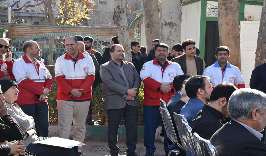 حضور مدیرکل و کارکنان اداره کل منابع طبیعی و آبخیزداری البرز در مراسم نه دی 