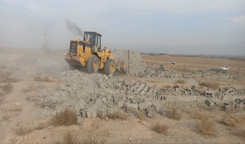 تشکیل ۱۲۱ فقره پرونده تخریب و تصرف اراضی ملی البرز در مراجع قضایی