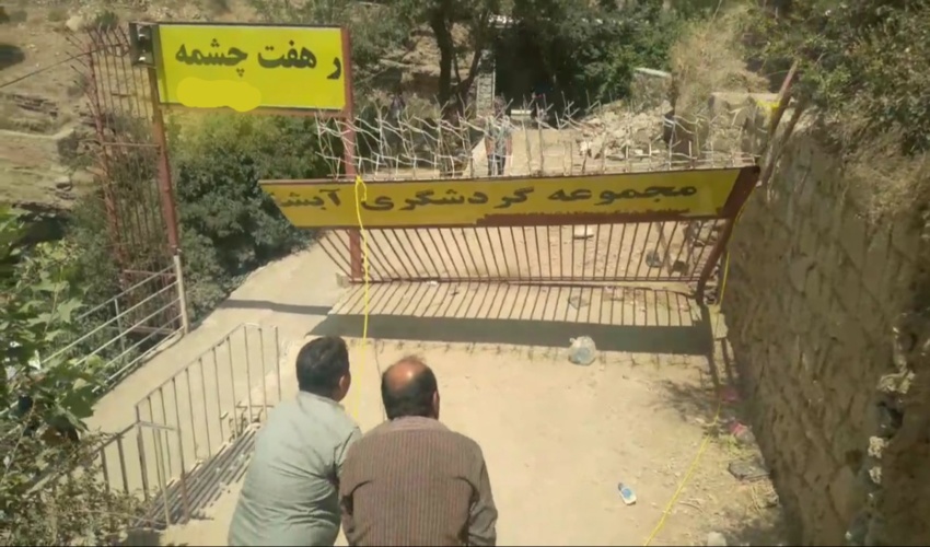 کرج- رفع تصرف و باز نمودن سد معابر طبیعت به روی گردشگران جاده چالوس