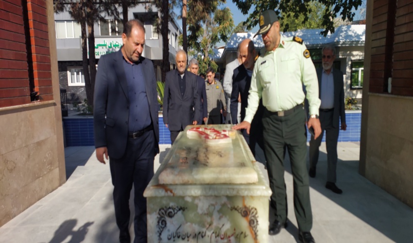 دیدار مدیرکل منابع طبیعی و آبخیزداری و جمعی از مسئولان استانی با سردار هداوند به مناسبت هفته نیروی انتظامی 