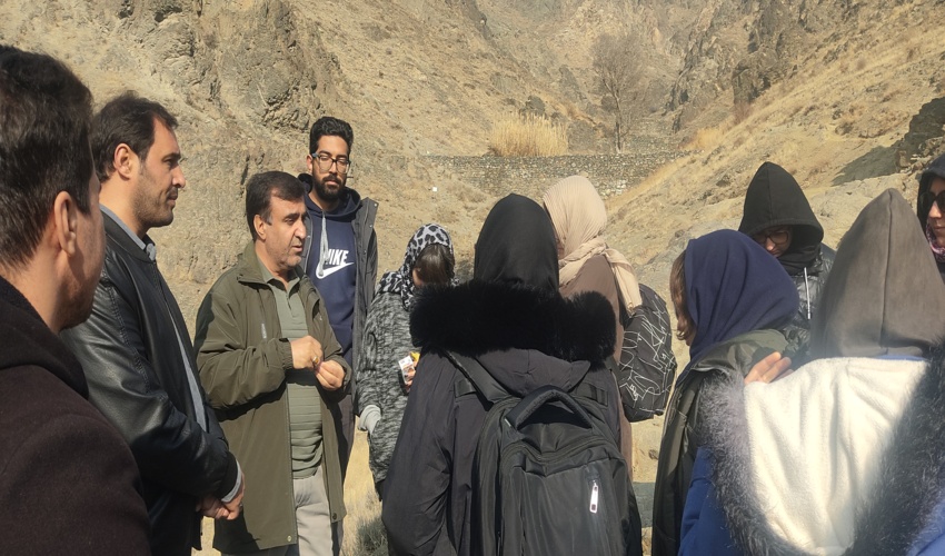 بازدید دانشجویان منابع طبیعی و آبخیزداری از حوزه‌های آبخیز شهری استان البرز