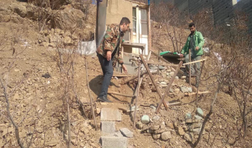 رفع تصرف و خلع ید ۲۰۰ مترمربع از اراضی ملی در روستای ابهرک شهرستان کرج 