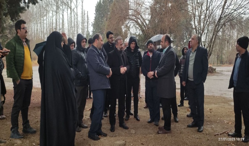 بازدید رئیس و کارکنان سازمان مدیریت و برنامه‌ریزی استان البرز از نهالستان بزرگ کرج 