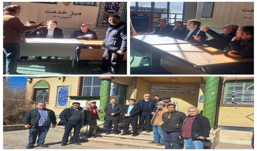 میز خدمت دهه فجر در بالا طالقان با محوریت منابع طبیعی و توسعه پایدار